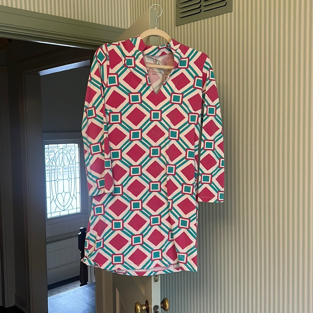 Maui Gold Stretch Cotton Dress